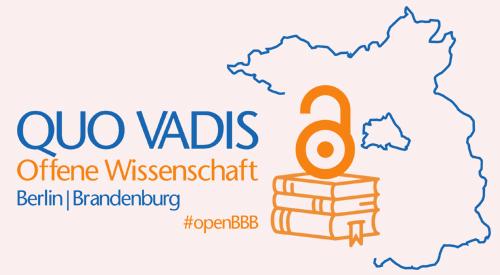 Logo der Veranstaltungsreihe Quo Vadis offene Wissenschaft Berlin | Brandenburg